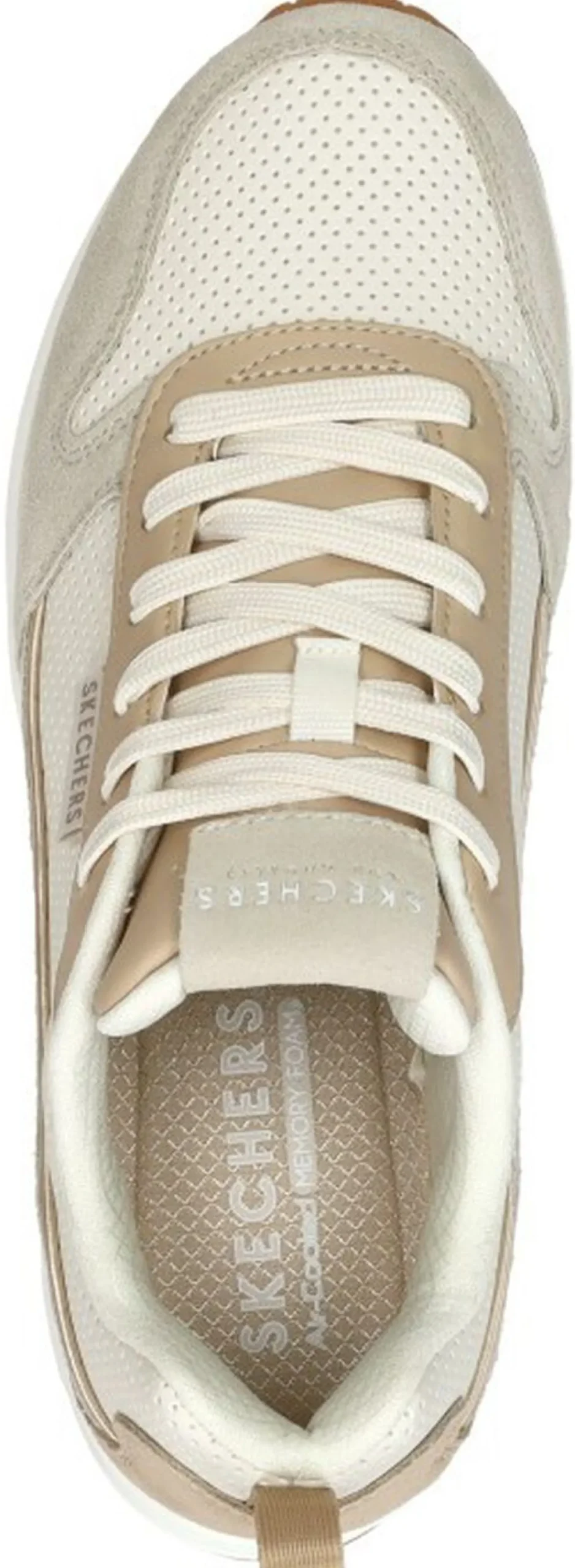 Skechers Uno - 2 Much Fun Beige Clearance