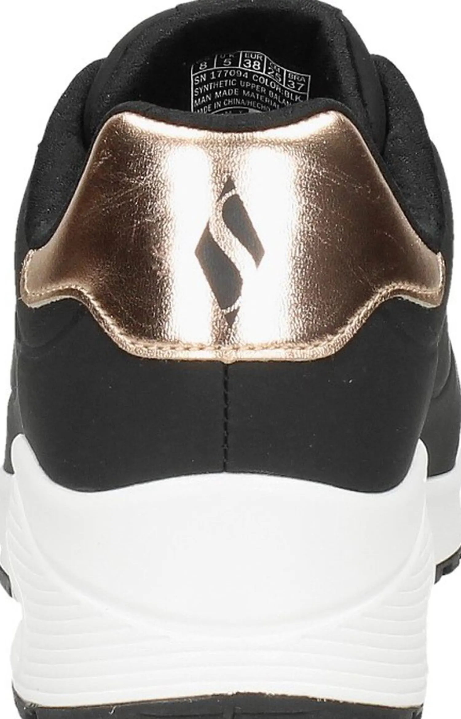 Skechers Uno - Golden Air Zwart Outlet