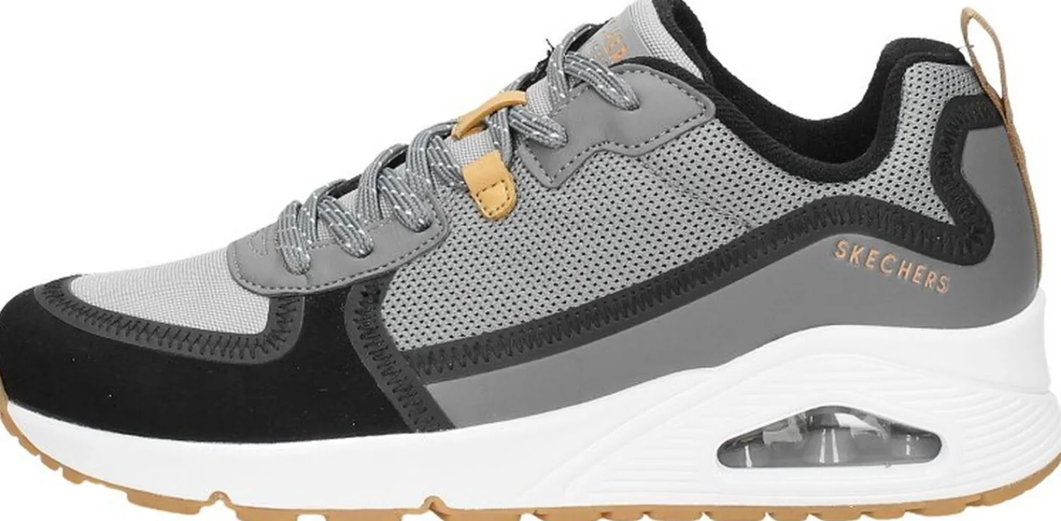 Skechers Uno - Layover Donkergrijs Hot