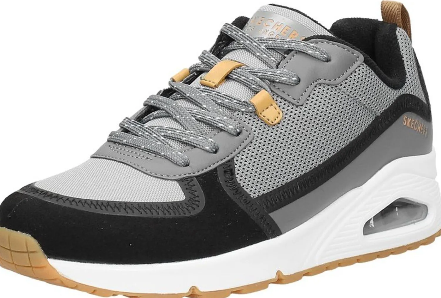 Skechers Uno - Layover Donkergrijs Hot