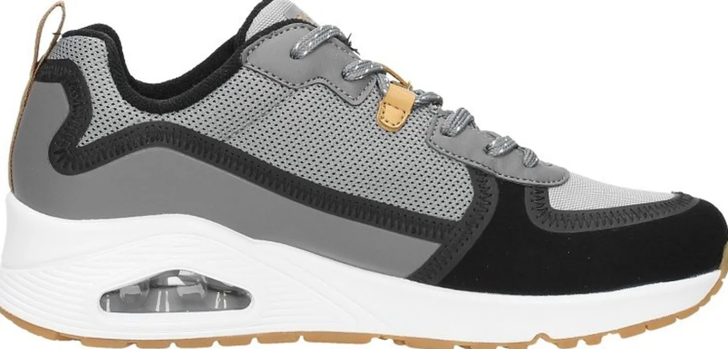Skechers Uno - Layover Donkergrijs Hot