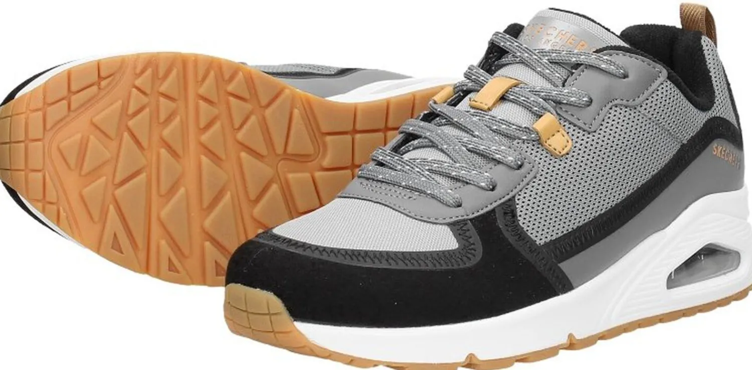 Skechers Uno - Layover Donkergrijs Hot
