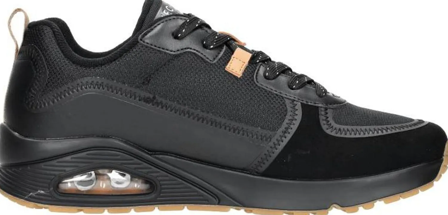 Skechers Uno - Layover Zwart Outlet