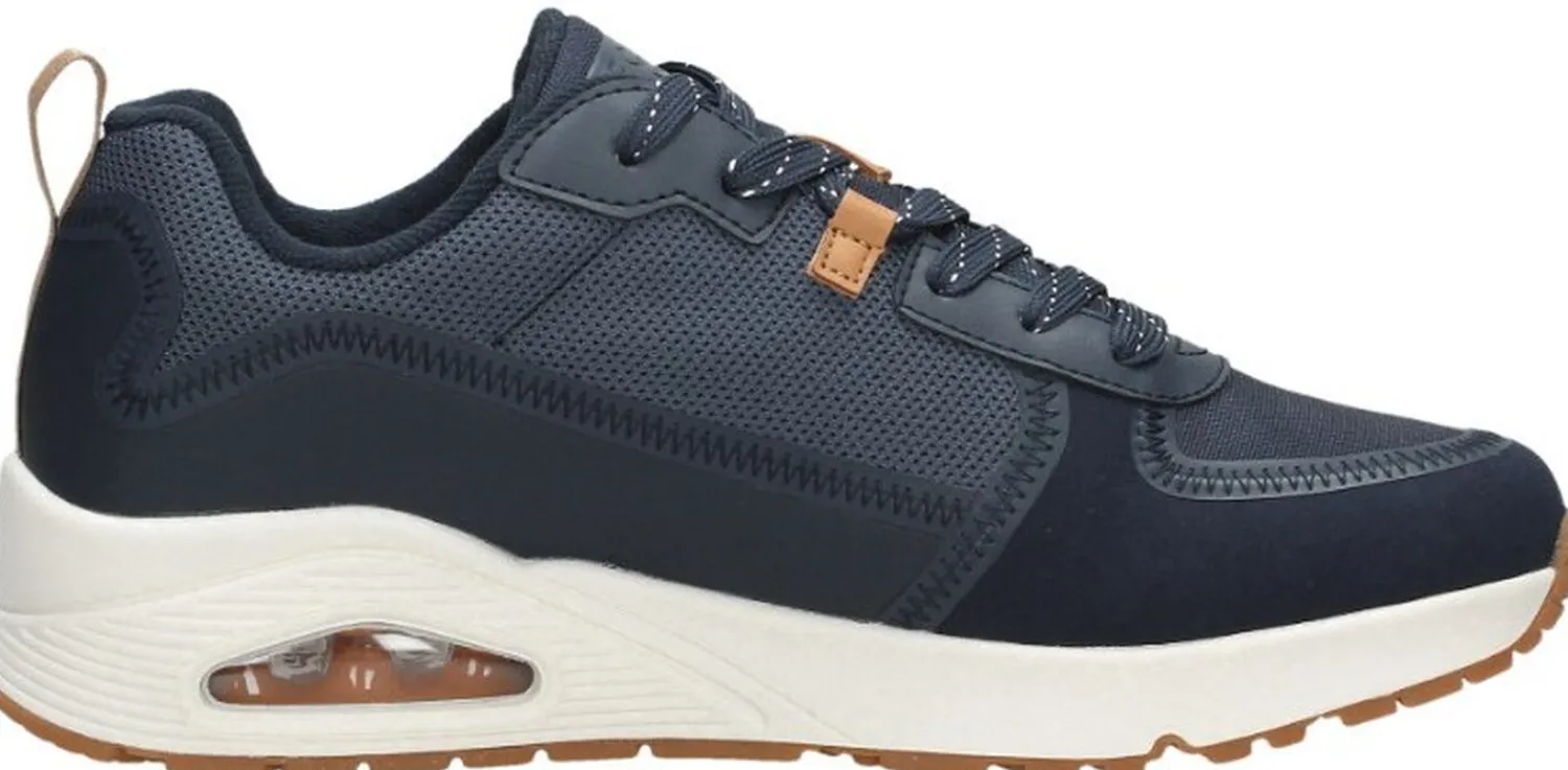 Skechers Uno - Layover Blauw Outlet