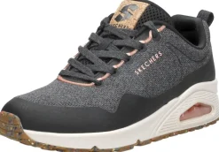 Skechers Uno - Pla-Knit Zwart New