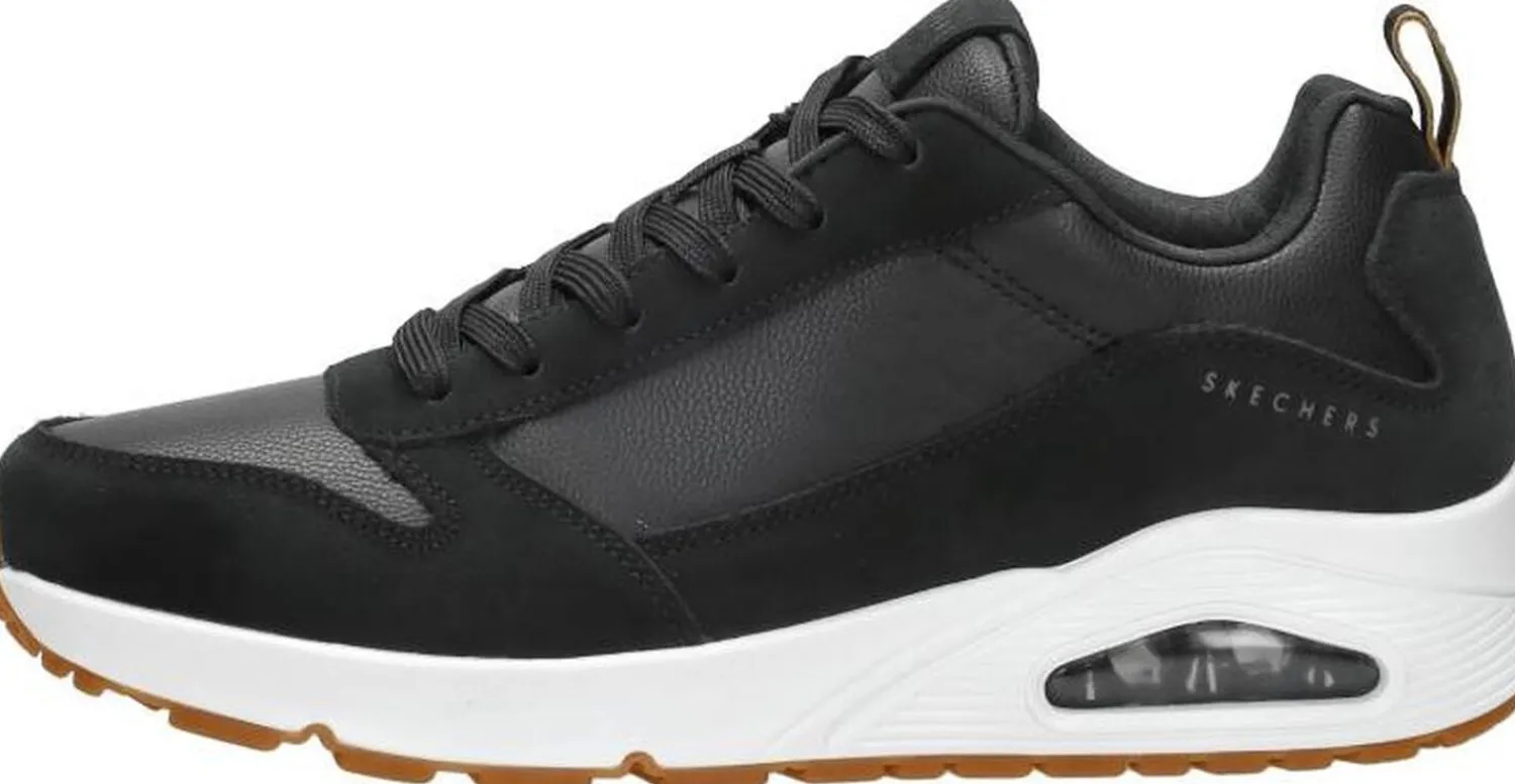 Skechers Uno - Stacre Zwart Outlet