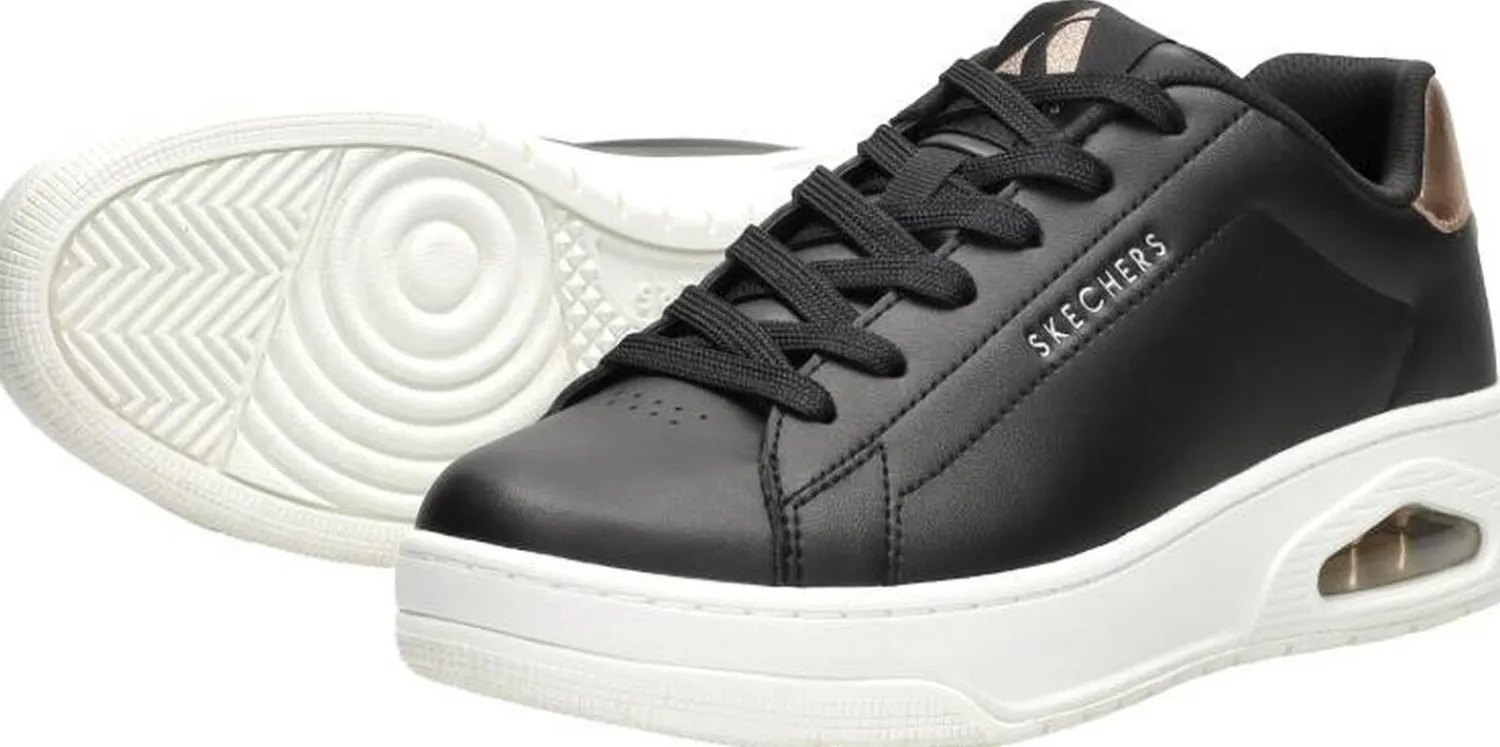 Skechers Uno Court - Courted Air Zwart New