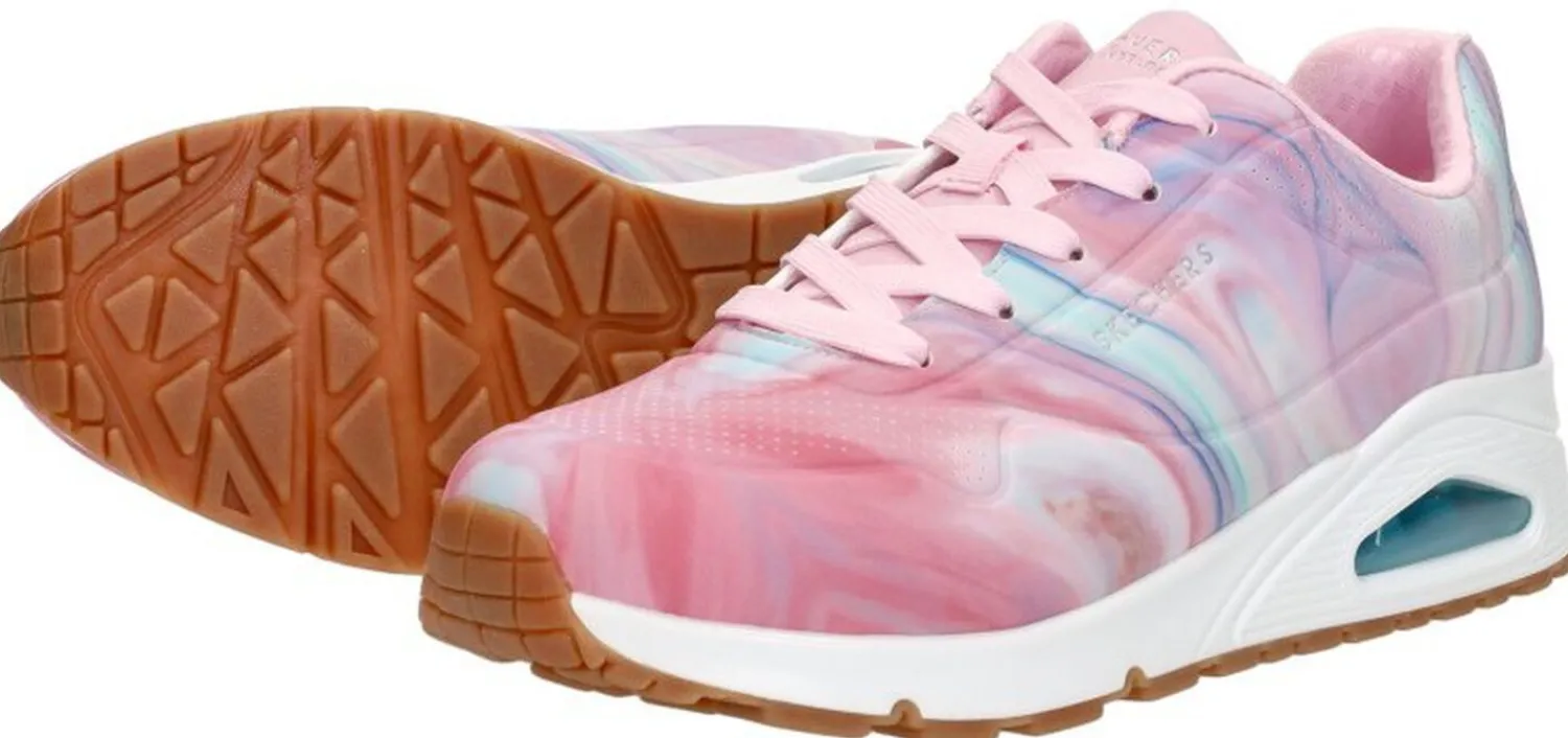 Skechers Uno Gen1 - Marble Sweetheart Roze Fashion