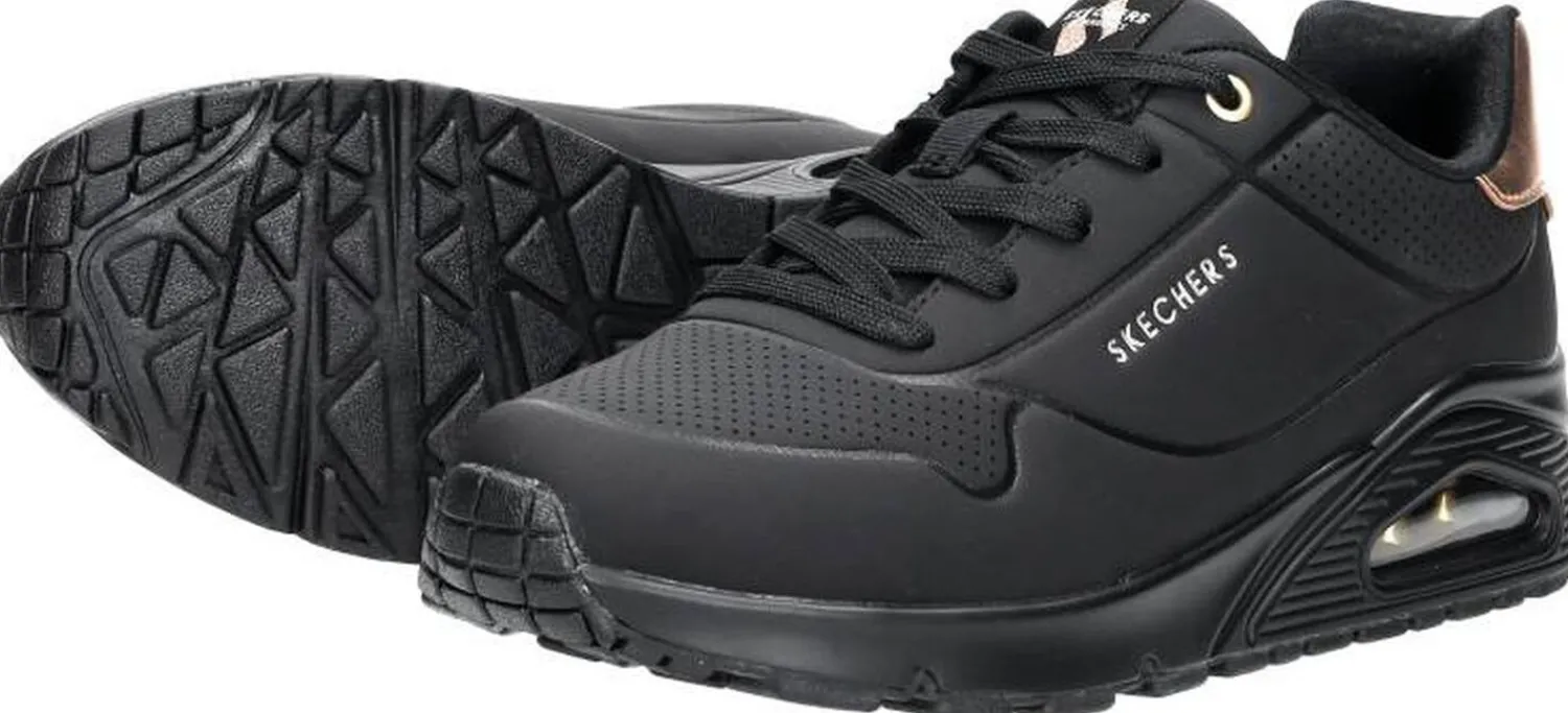 Skechers Uno Gen1 - Shimmer Away Zwart Sale