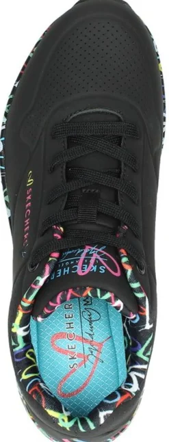Skechers Uno Loving Love Zwart Online