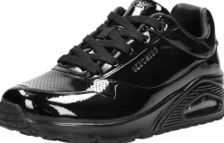 Skechers Uno -Shiny One Zwart lak Clearance