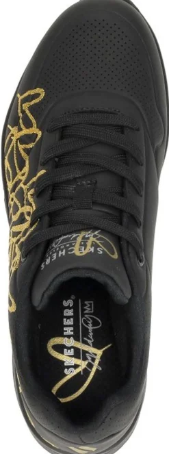 Skechers Uno-Golden Heart Zwart Discount