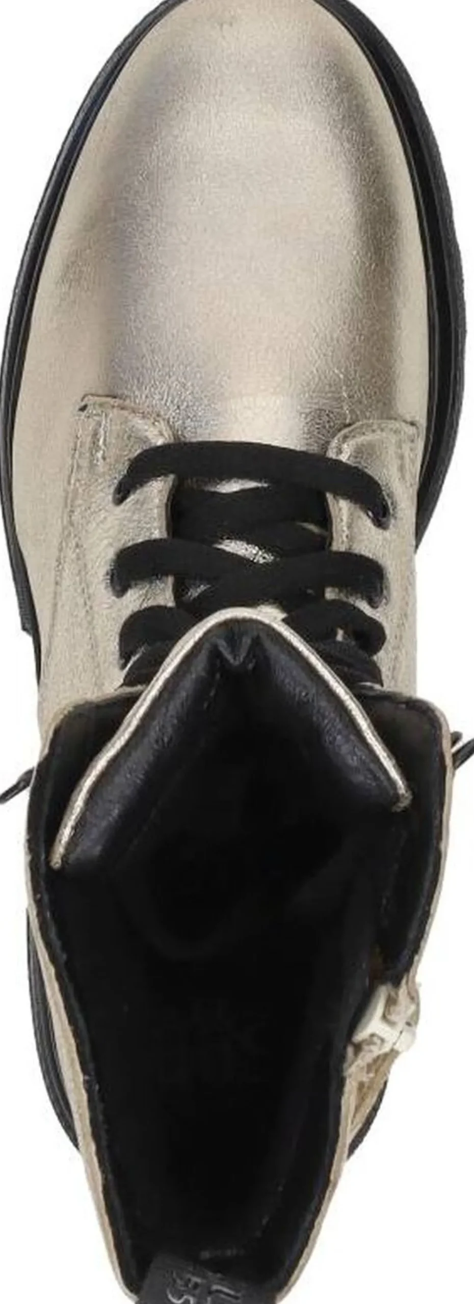 Sub55 Veterschoen hoog Goudkleur Sale