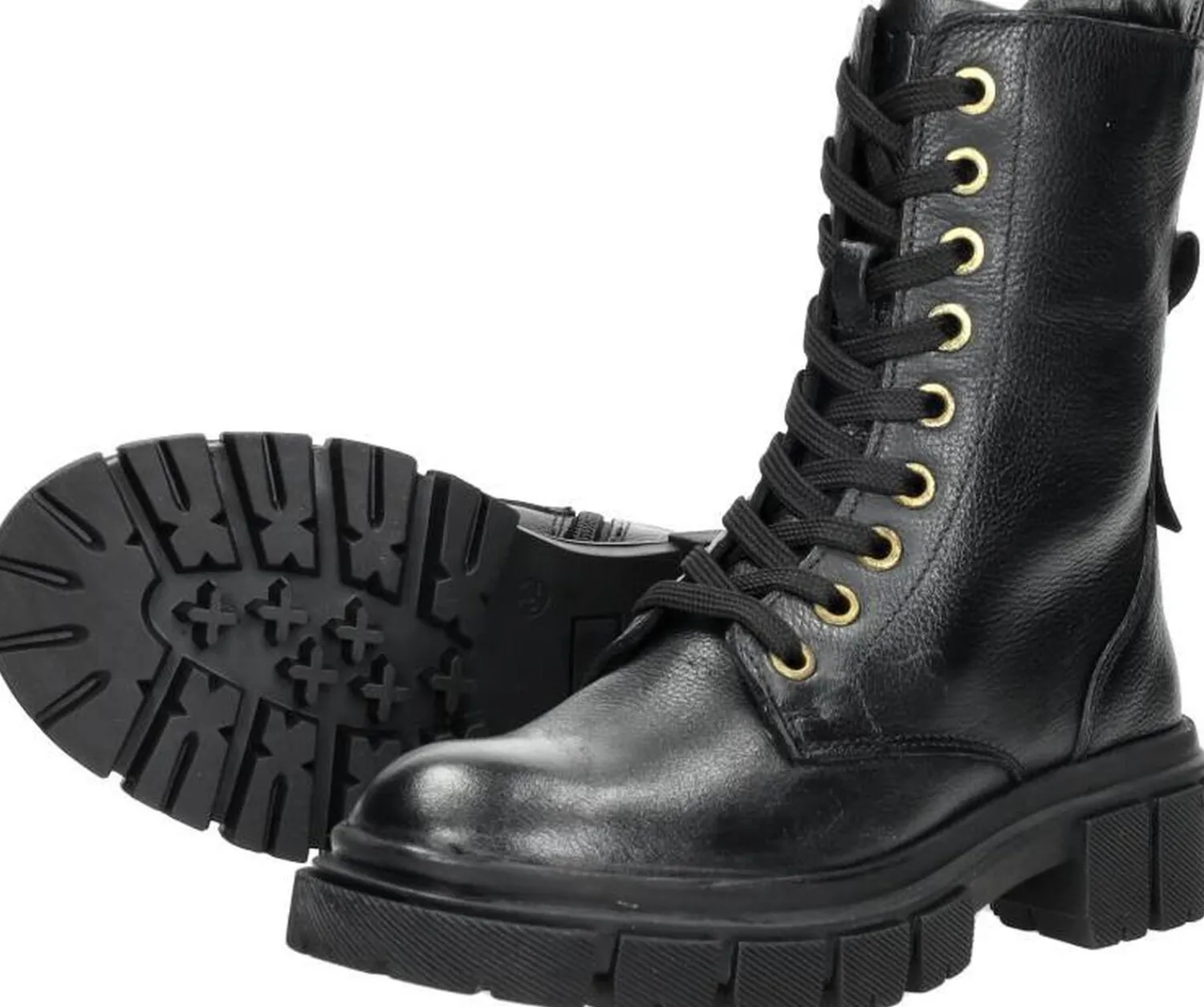 Sub55 Veterschoen hoog Zwart New