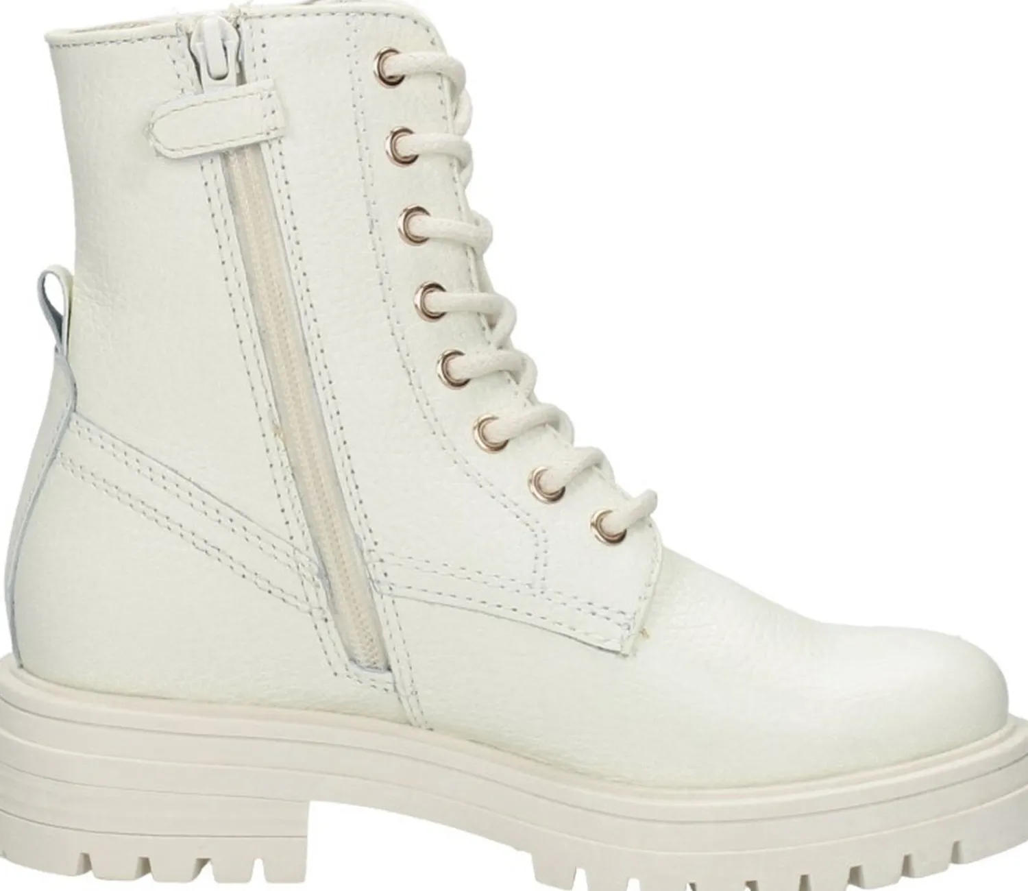 Sub55 Veterschoen hoog Gebroken wit Discount