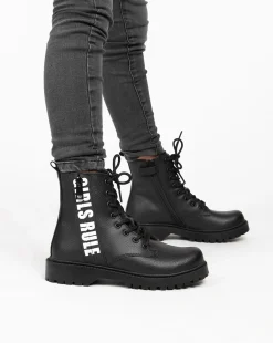 Sub55 Veterschoen hoog Zwart Fashion