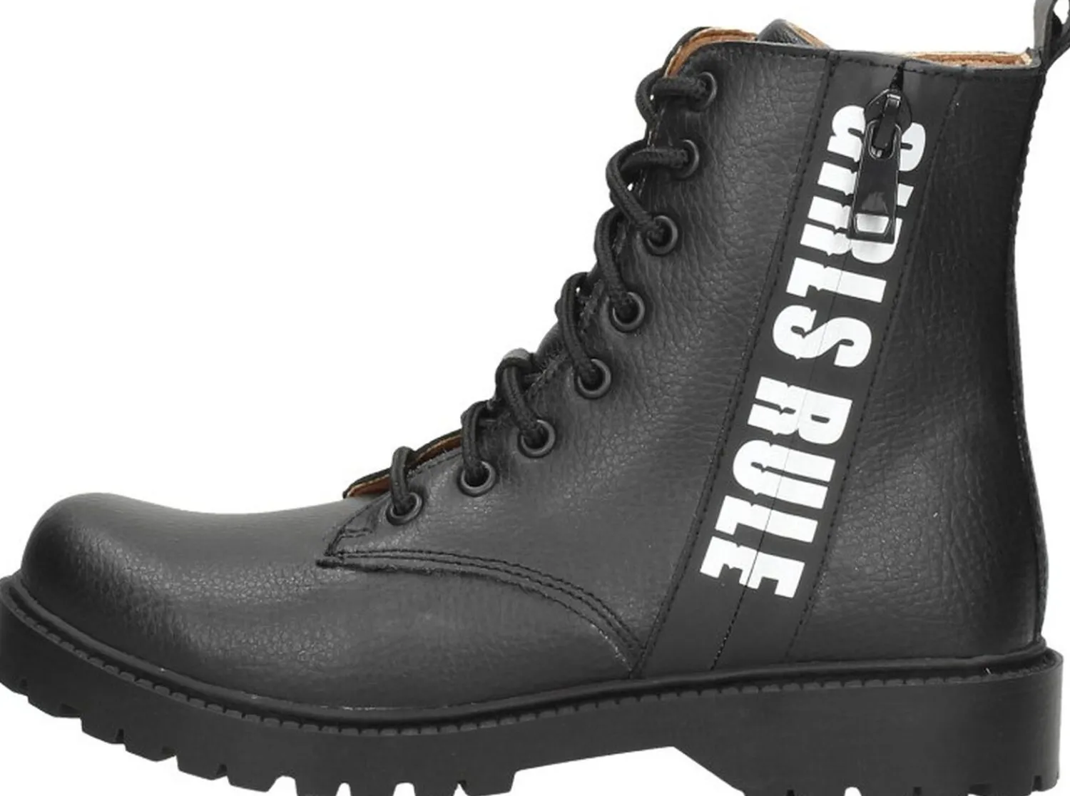Sub55 Veterschoen hoog Zwart Fashion
