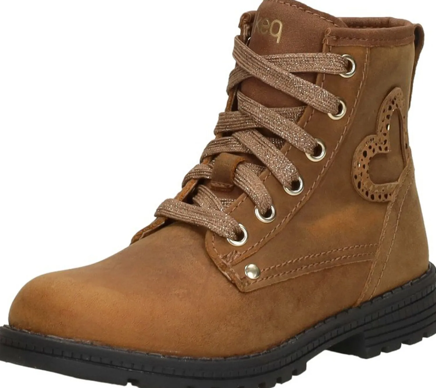 Keq Veterschoen hoog Cognac Outlet