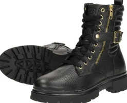 Sub55 Veterschoen hoog Zwart New