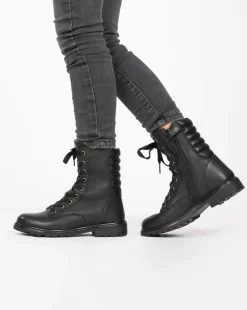 Sub55 Veterschoen hoog Zwart Outlet
