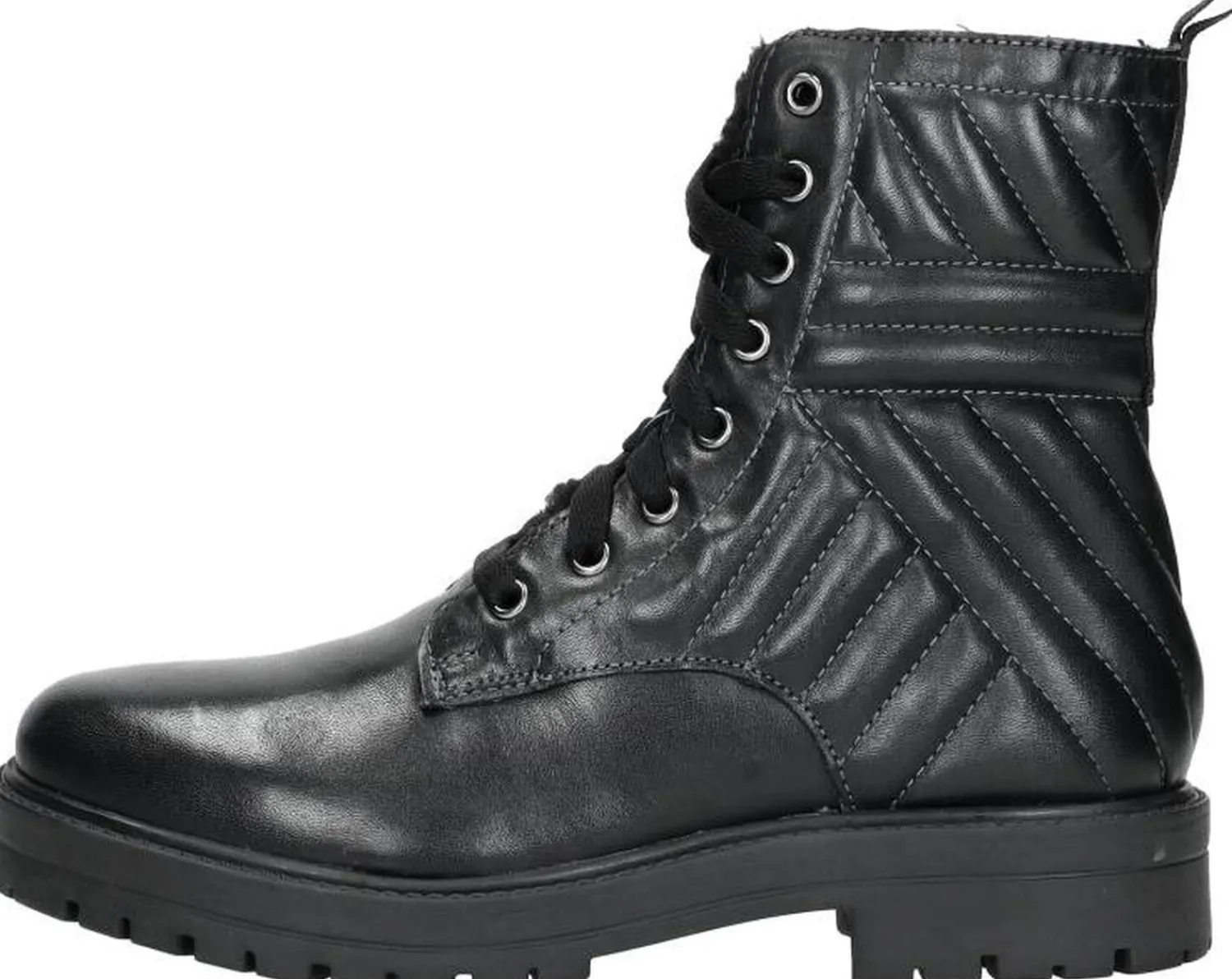 Sub55 Veterschoen hoog Zwart Sale
