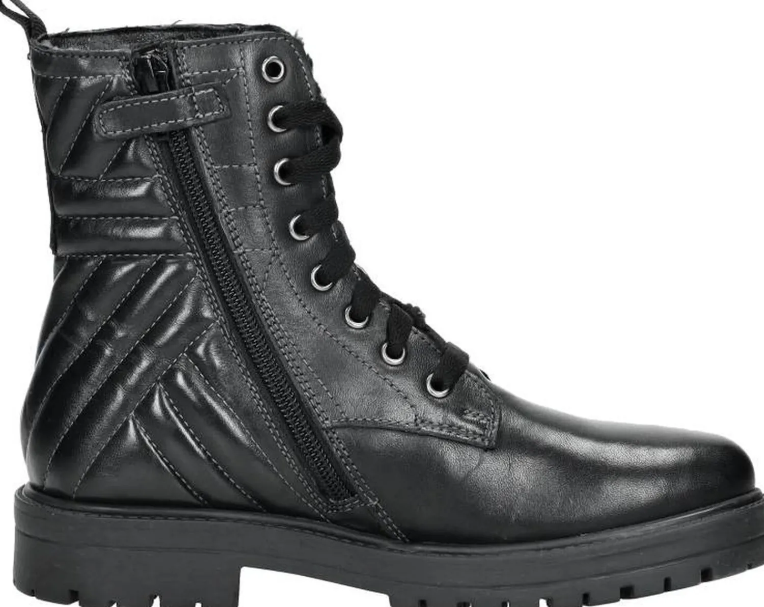 Sub55 Veterschoen hoog Zwart Sale