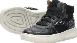 Keq Veterschoen hoog Zwart Fashion