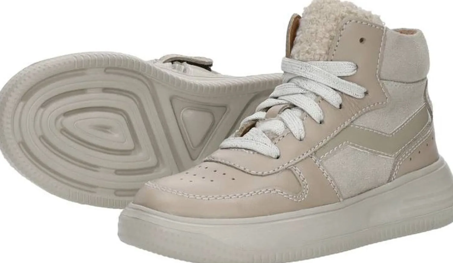 Keq Veterschoen hoog Beige Hot