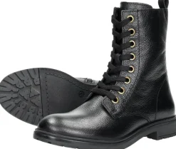 Sub55 Veterschoen hoog Zwart Fashion