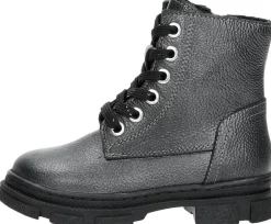 Keq Veterschoen hoog Zilverkleur Clearance