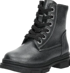 Keq Veterschoen hoog Zilverkleur Clearance