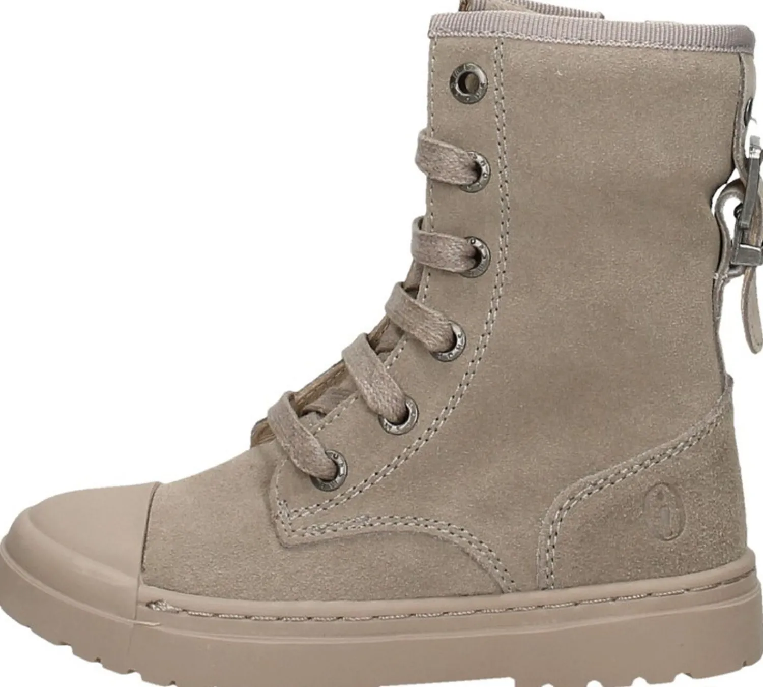 Shoesme Veterschoen hoog Taupe Fashion