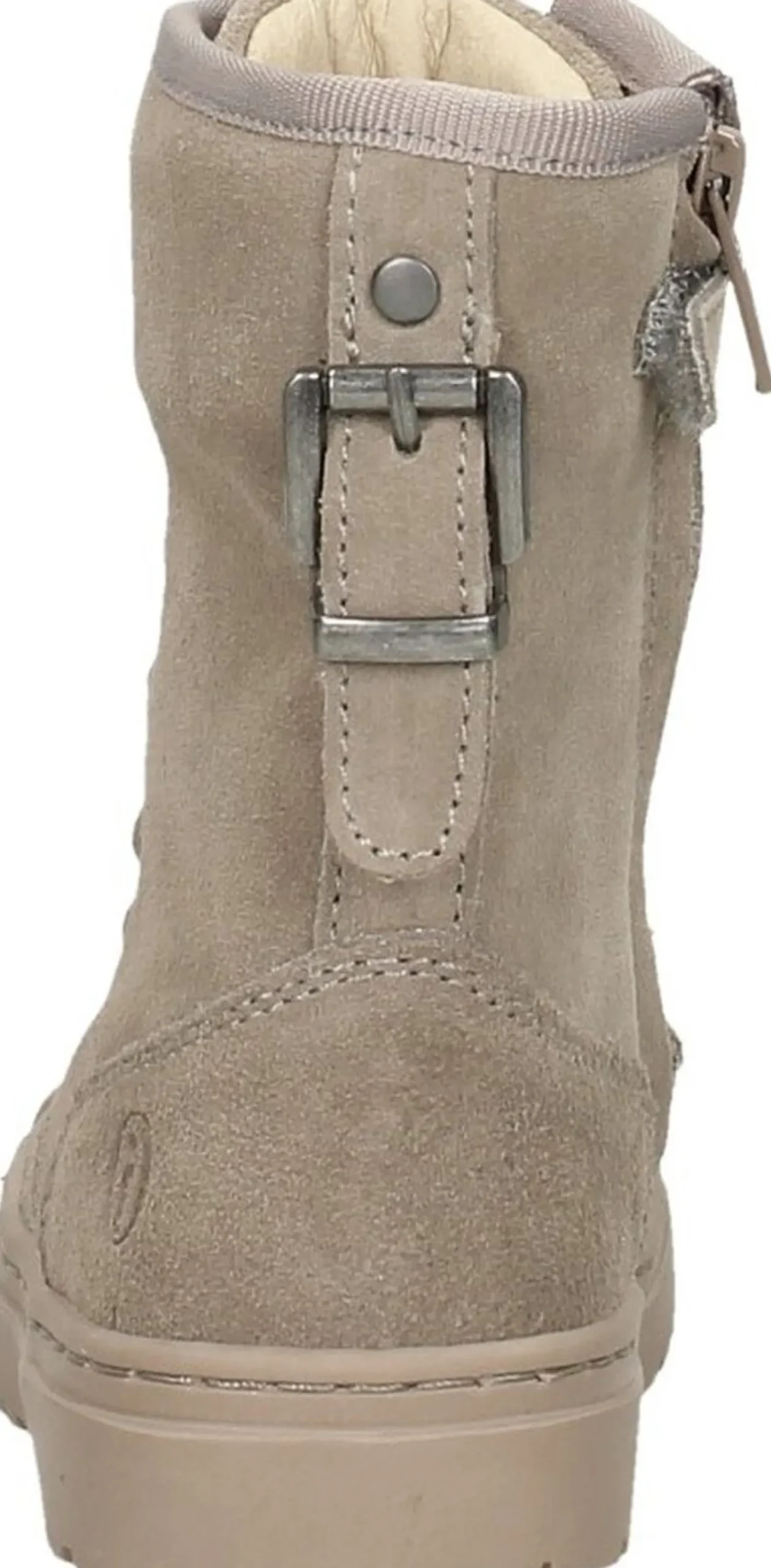 Shoesme Veterschoen hoog Taupe Fashion