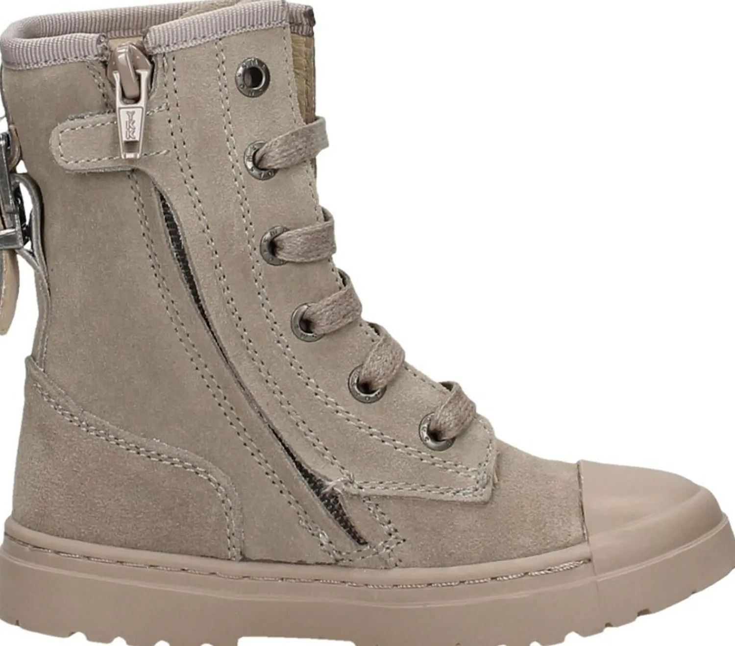 Shoesme Veterschoen hoog Taupe Fashion