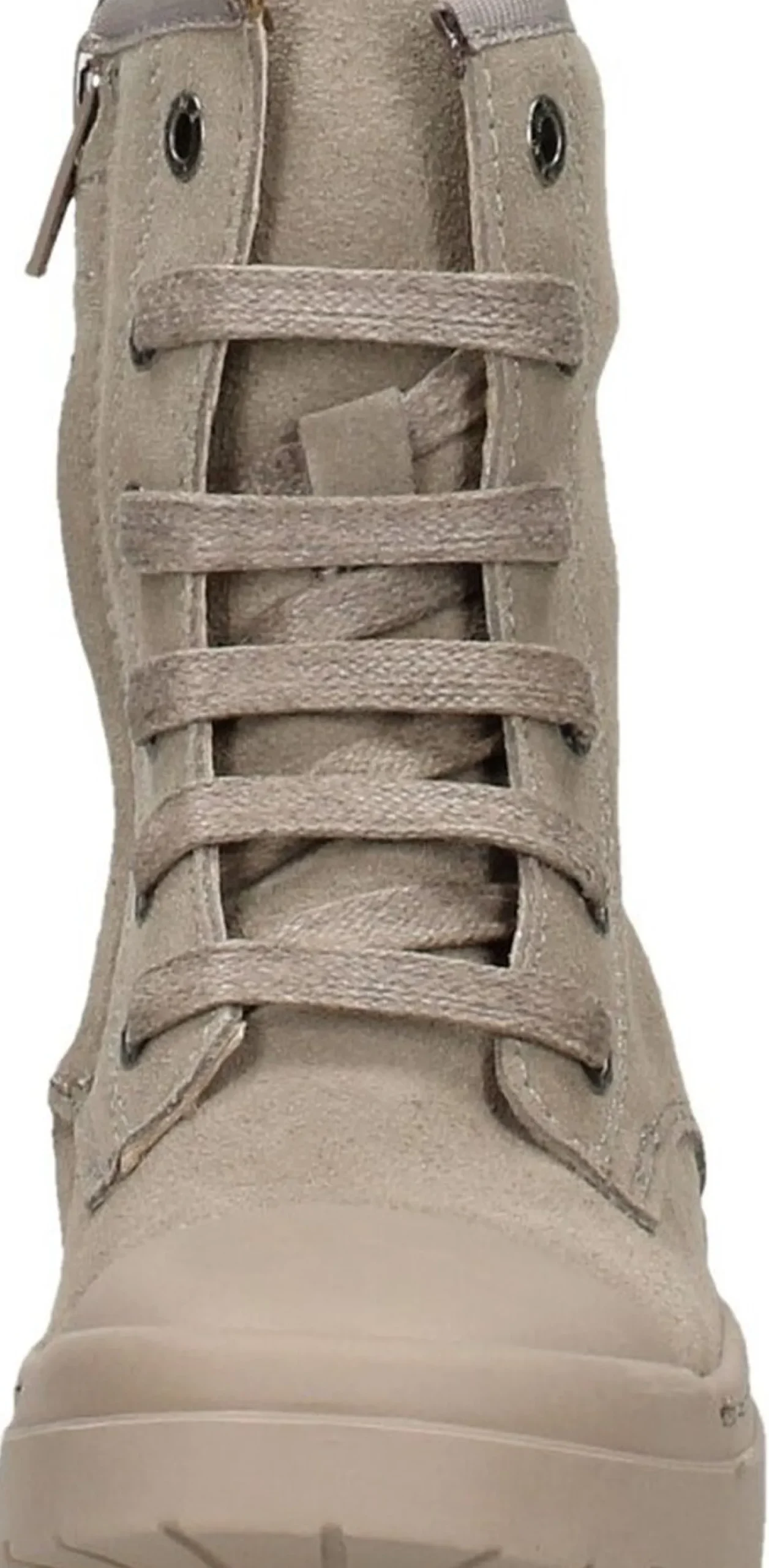 Shoesme Veterschoen hoog Taupe Fashion