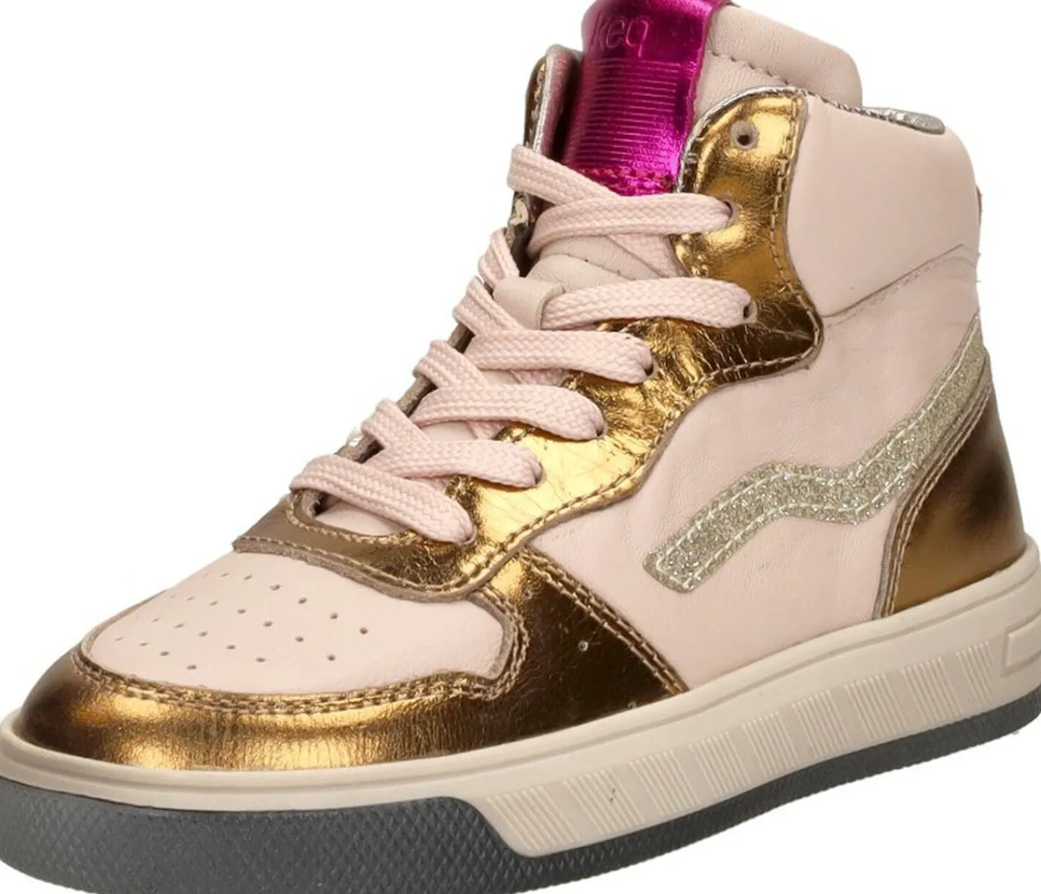 Keq Veterschoen hoog Brons New
