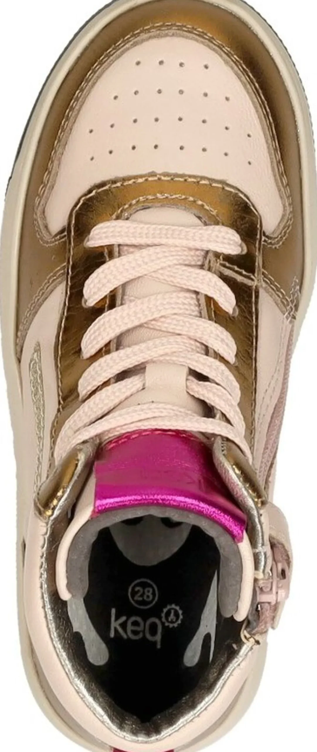 Keq Veterschoen hoog Brons New