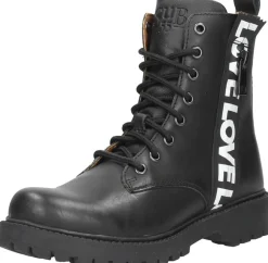 Sub55 Veterschoen hoog Zwart Fashion