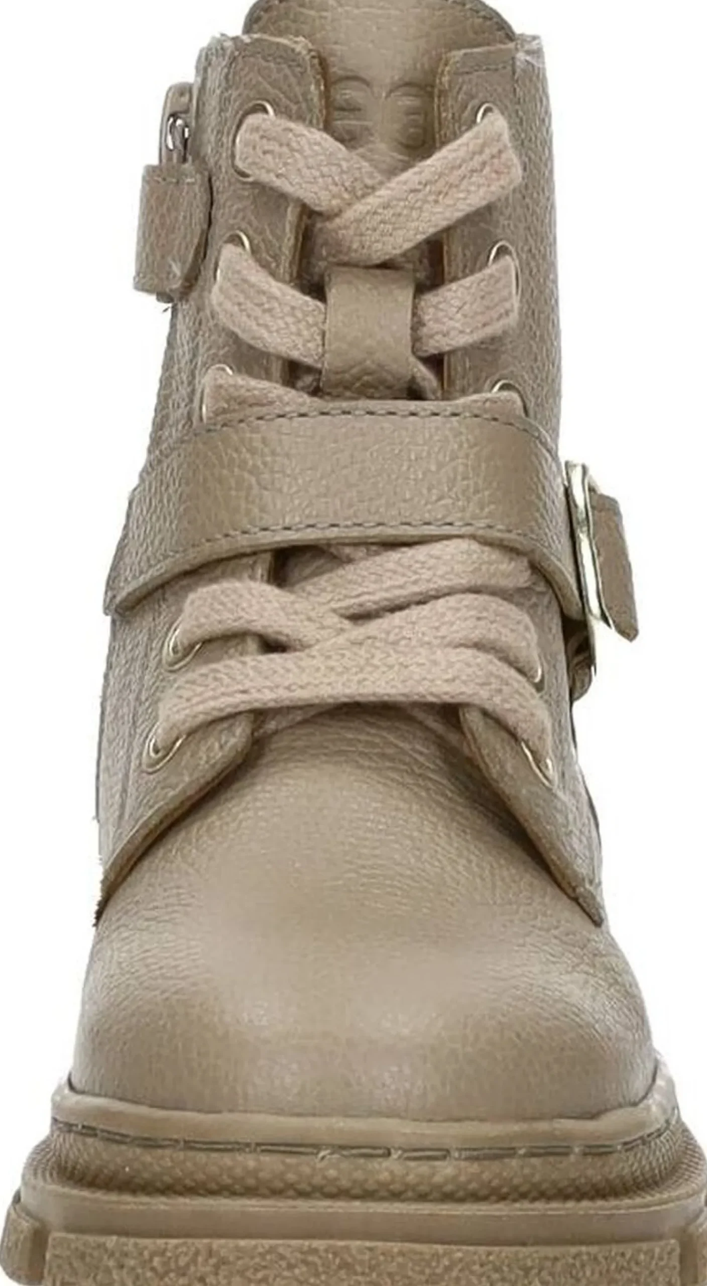 Keq Veterschoen hoog Beige Fashion