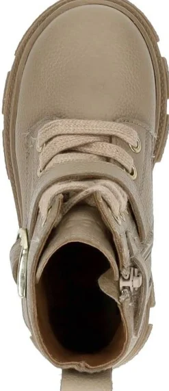 Keq Veterschoen hoog Beige Fashion