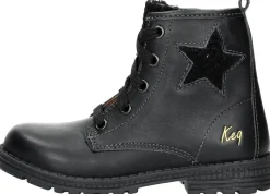 Keq Veterschoen hoog Zwart Hot