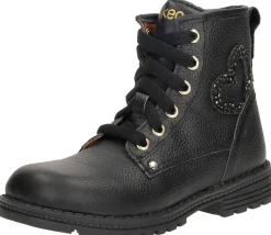 Keq Veterschoen hoog Zwart Clearance