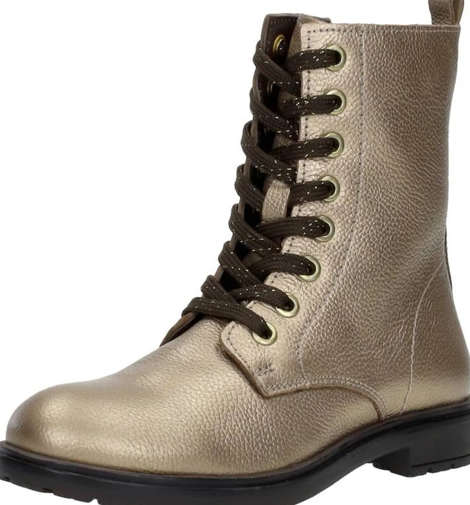 Sub55 Veterschoen hoog Goudkleur Discount
