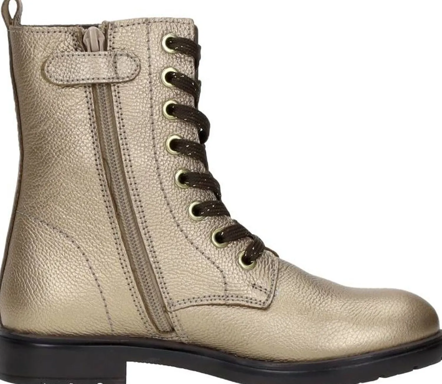 Sub55 Veterschoen hoog Goudkleur Discount