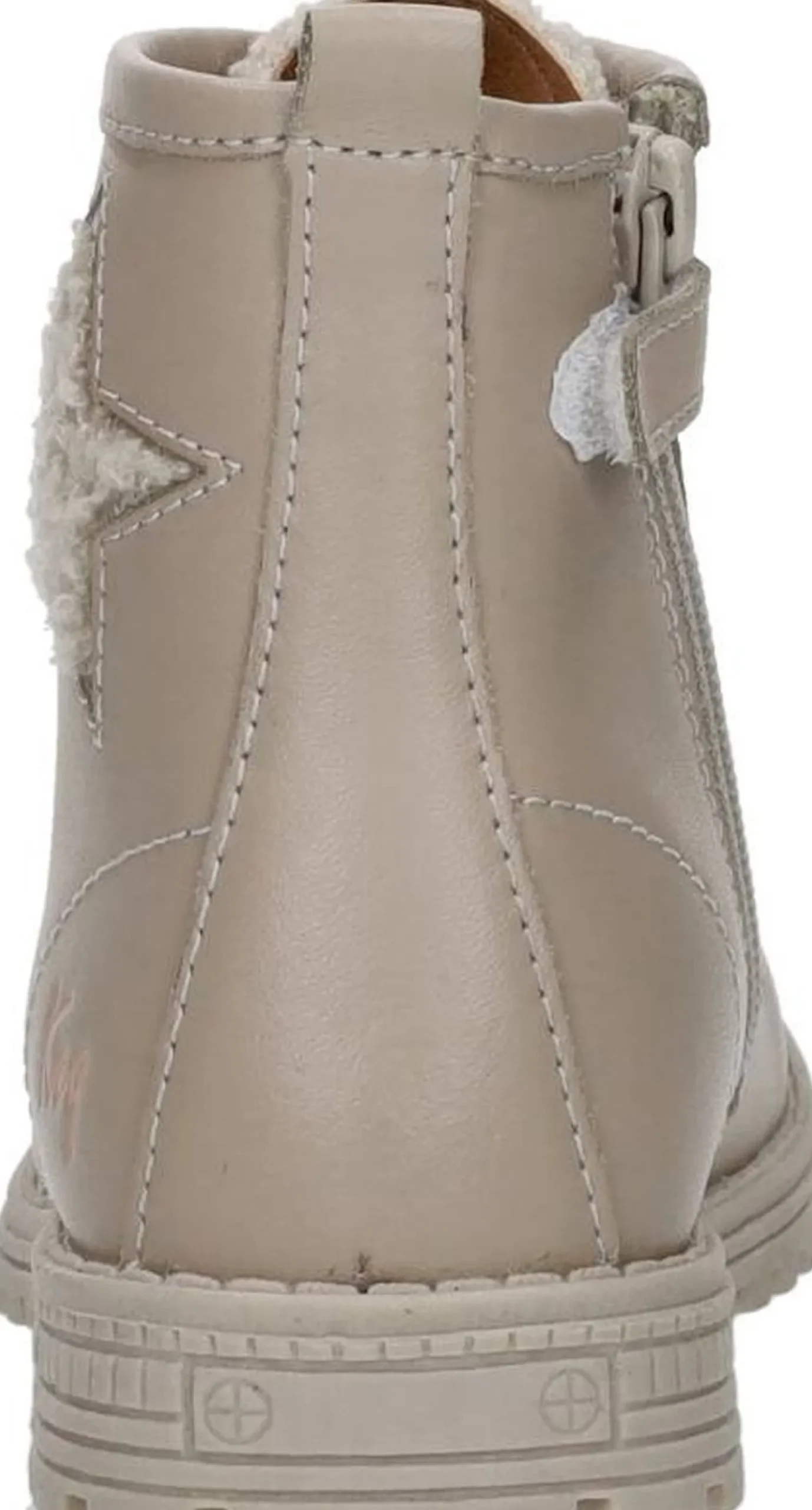 Keq Veterschoen hoog Beige New
