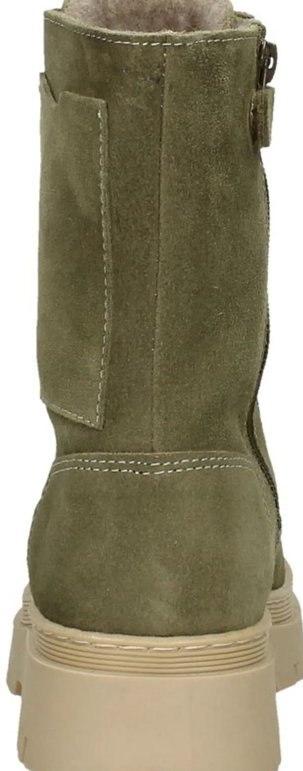 Sub55 Veterschoen hoog Groen Fashion