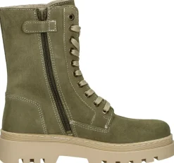 Sub55 Veterschoen hoog Groen Fashion