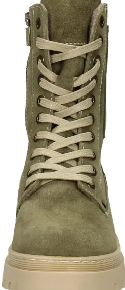 Sub55 Veterschoen hoog Groen Fashion