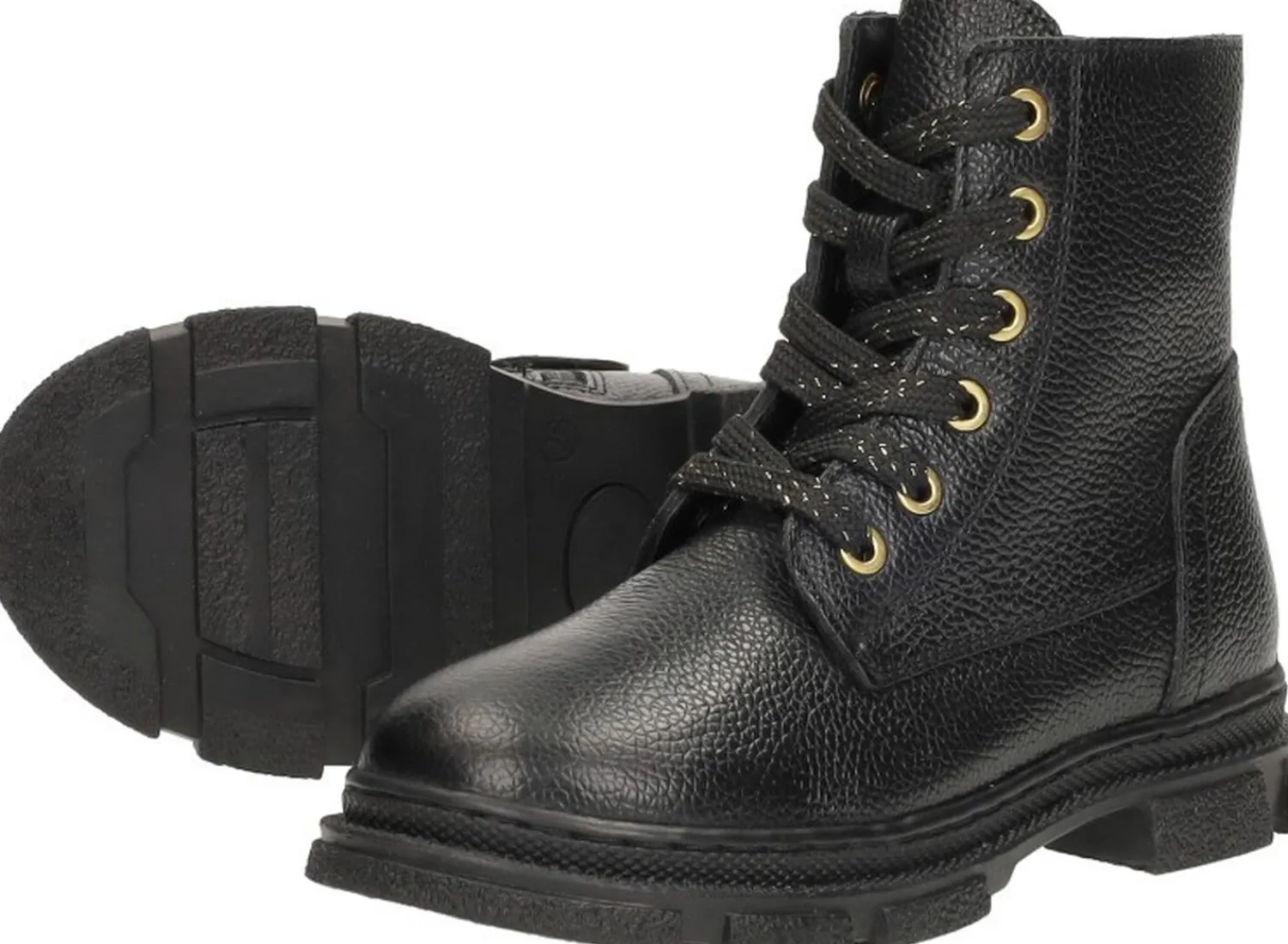 Keq Veterschoen hoog Zwart Hot