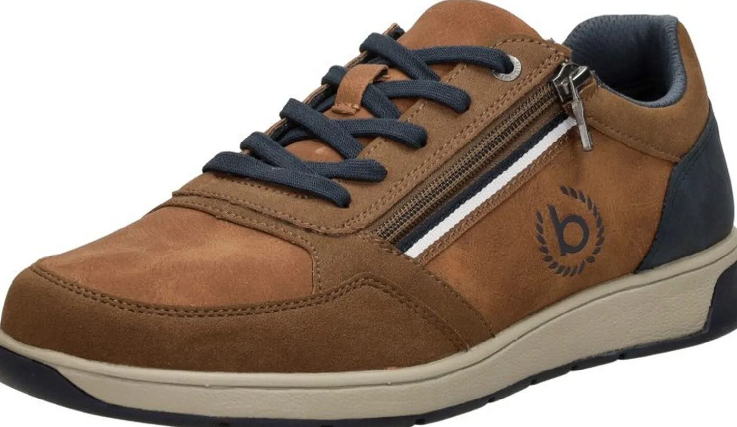 Bugatti Veterschoen Laag Cognac Clearance